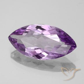 Ametista Viola Rosato Medio naturale da 4.24 ct, Taglio marquise, VS
