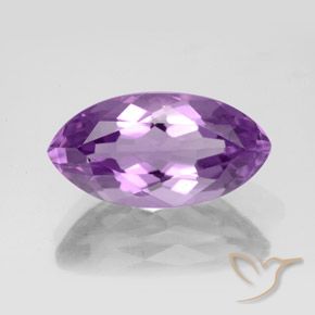 5.31ct Naturale Viola violaceo medio Ametista, Taglio marquise, VS