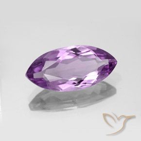 Ametista Viola violaceo medio naturale da 3.94 ct, Taglio marquise, VS
