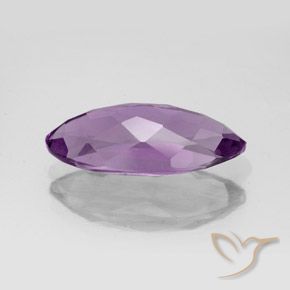 Ametista Viola violaceo medio naturale da 3.94 ct, Taglio marquise, VS