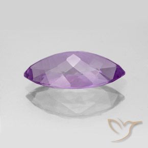 Ametista violaceo naturale da 4.32 ct, Taglio marquise, VS-SI