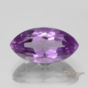 5.52ct Naturale violaceo Ametista, Taglio marquise, VS