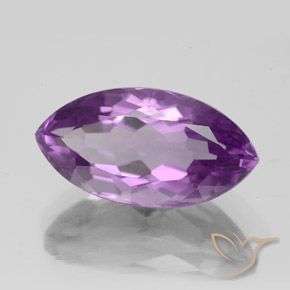 Ametista violaceo naturale da 5.52 ct, Taglio marquise, VS