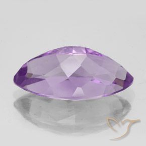 Ametista Viola violaceo intenso naturale da 6.07 ct, Taglio marquise, VS