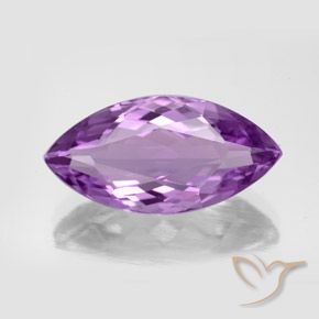 7.16ct Naturale Viola violaceo medio Ametista, Taglio marquise, VVS-VS