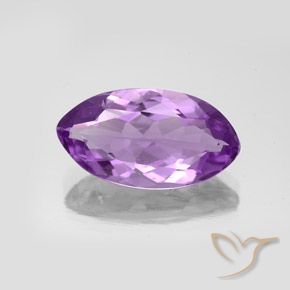 5.72ct Naturale Viola violaceo medio Ametista, Taglio marquise, VS-SI