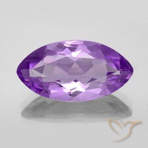 6.40ct Naturale viola vivido Ametista, Taglio marquise, VS