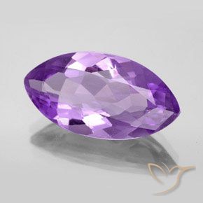 Ametista viola vivido naturale da 6.40 ct, Taglio marquise, VS