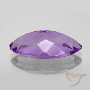 Ametista viola vivido naturale da 6.40 ct, Taglio marquise, VS