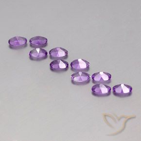 Gemme di Ametista Violetto rosato naturale da 3.91 ct, Ovale, VVS-VS