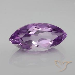 Ametista Viola chiaro-medio naturale da 7.67 ct, Taglio marquise, VVS-VS