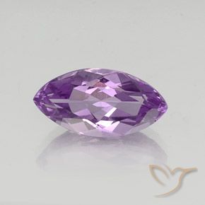 Ametista Viola chiaro-medio naturale da 6.40 ct, Taglio marquise, VVS-VS