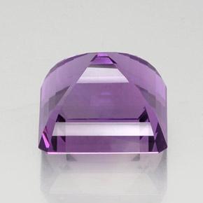 Ametista Viola tendente al rosa naturale da 23.58 ct, Taglio smeraldo, VVS