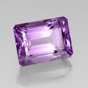 Ametista Viola naturale da 39.88 ct, Taglio smeraldo, VVS