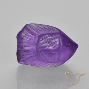 6.35ct Naturale Viola medio Ametista, Taglio a fantasia, Trasparente