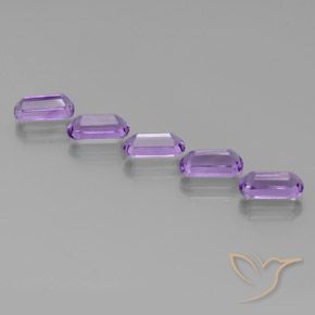 Gemme di Ametista Violetto rosato naturale da 5.30 ct, Taglio a fantasia, VS