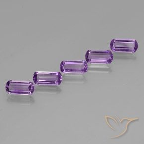 Gemme di Ametista Viola violaceo intenso naturale da 5.05 ct, Taglio a fantasia, VS