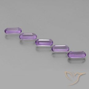 Gemme di Ametista violaceo naturale da 4.84 ct, Taglio a fantasia, VS