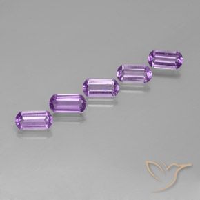 Gemme di Ametista violaceo naturale da 4.70 ct, Taglio a fantasia, VS