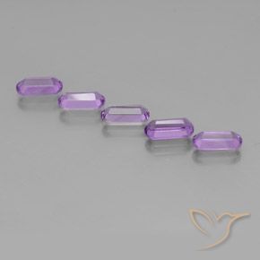 Gemme di Ametista violaceo naturale da 4.70 ct, Taglio a fantasia, VS