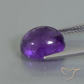 Ametista Viola medio naturale da 3.74 ct, Ovale, Trasparente/Traslucido