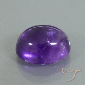 Ametista Viola medio naturale da 3.56 ct, Ovale, Trasparente/Traslucido