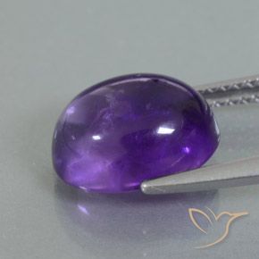 Ametista Viola medio naturale da 3.56 ct, Ovale, Trasparente/Traslucido