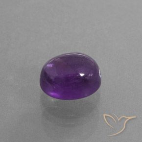 Ametista Viola Intenso naturale da 4.10 ct, Ovale, Trasparente/Traslucido