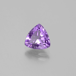 Ametista Viola naturale da 1.63 ct, Taglio trillion, VS
