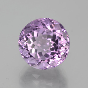 Ametista viola naturale da 6,97 ct, taglio rotondo, VVS-VS