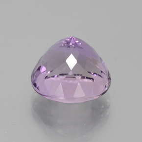 Ametista viola naturale da 6,97 ct, taglio rotondo, VVS-VS