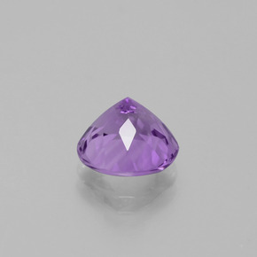 Ametista Viola naturale da 2.22 ct, Taglio rotondo, VVS-VS