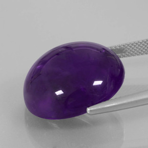 Ametista Viola naturale da 26.75 ct, Taglio rotondo, Trasparente