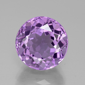 Ametista viola naturale da 7,87 ct, taglio rotondo, VVS-VS