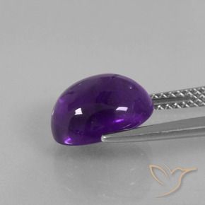 Ametista Viola medio naturale da 3.62 ct, Ovale, Trasparente