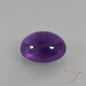 Ametista Viola medio naturale da 3.81 ct, Ovale, Trasparente