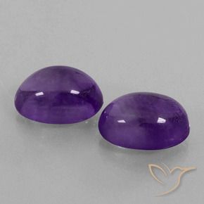 Gemme di Ametista Viola medio naturale da 13.74 ct, Ovale, Trasparente