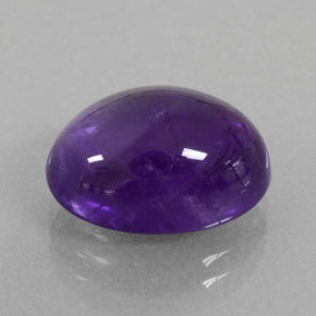 Ametista Viola naturale da 7.23 ct, Taglio ovale, Trasparente