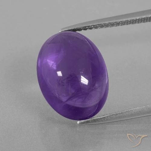 7.03ct Naturale Viola medio Ametista, Ovale, Trasparente
