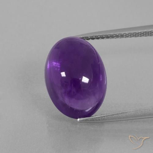 8.04ct Naturale Viola medio Ametista, Ovale, Trasparente