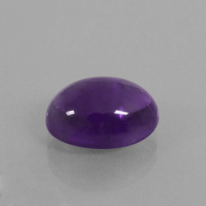 Ametista Viola naturale da 7.27 ct, Taglio ovale, Trasparente