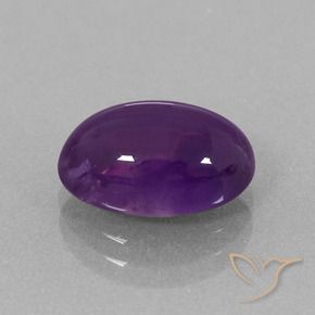 Ametista Viola rossastro naturale da 3.88 ct, Ovale, Trasparente