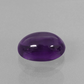 Ametista viola naturale da 4,17 ct, taglio ovale, trasparente