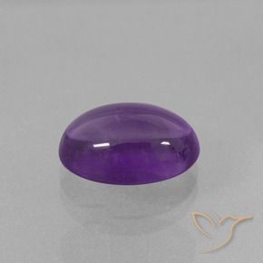 Ametista Viola medio naturale da 3.67 ct, Ovale, Trasparente