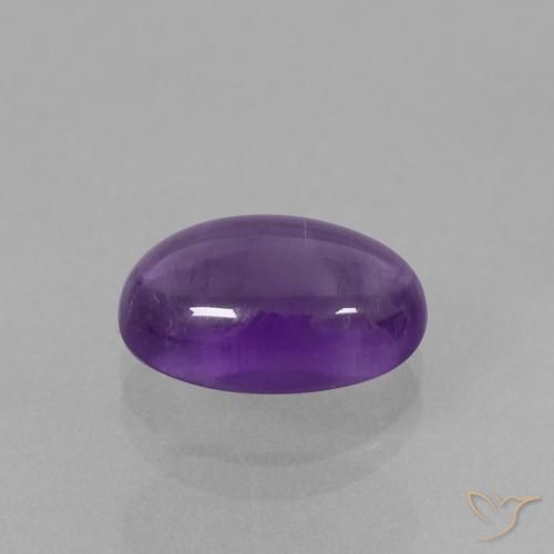 Ametista Viola medio naturale da 3.98 ct, Ovale, Trasparente
