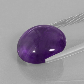 Ametista Viola medio naturale da 15.98 ct, Taglio rotondo, Trasparente