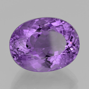 Ametista Viola naturale da 15.28 ct, Taglio ovale, VVS-VS