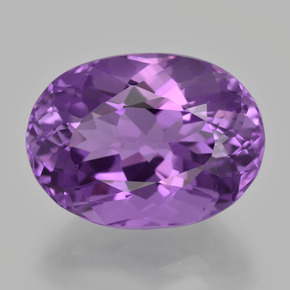 Ametista Viola naturale da 11.94 ct, Taglio ovale, VVS