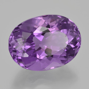 Ametista Viola naturale da 11.94 ct, Taglio ovale, VVS