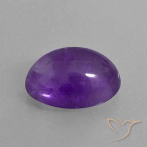 Ametista Viola medio-chiaro naturale da 6.23 ct, Ovale, Trasparente